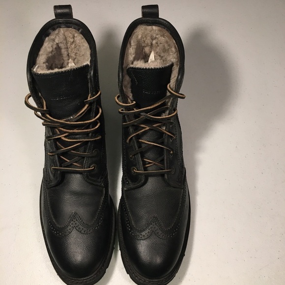 Frye Boots Black Mens Size 8.5D - Picture 2 of 14